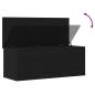 Preview: Aufbewahrungsbox in Schwarz Eiche 90x35x35 cm aus Holzwerkstoff