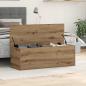 Preview: ARDEBO.de - Aufbewahrungsbox Artisan Eiche 102x35x35 cm aus Holzwerkstoff