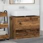 Preview: ARDEBO.de - Waschbeckenunterschrank Altholz 78x37x59 cm Holz