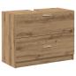 Preview: Waschbeckenunterschrank Artisan Eiche Spanplatte 78 x 37 x 59 cm