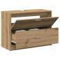 Preview: Waschbeckenunterschrank Artisan Eiche Spanplatte 78 x 37 x 59 cm