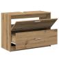 Preview: Waschbeckenunterschrank Artisan Eiche Spanplatte 78 x 37 x 59 cm