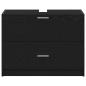 Preview: Waschtischschrank Schwarze Eiche Holzwerkstoff 78 x 37 x 59 cm