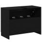 Preview: Waschtischschrank Schwarze Eiche Holzwerkstoff 78 x 37 x 59 cm