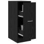 Preview: Apotheker Schrank Schwarze Eiche Holzwerkstoff 30 x 41 x 77 cm