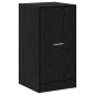 Preview: Apotheker Schrank Schwarz Eiche Holzwerkstoff 40 x 41 x 77,5 cm