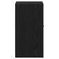 Preview: Apotheker Schrank Schwarz Eiche Holzwerkstoff 40 x 41 x 77,5 cm
