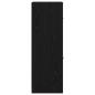 Preview: Apotheker Schrank Schwarz Eiche Holz 40 x 41 x 118 cm
