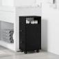 Preview: Schmaler Badezimmerschrank Schwarze Eiche Holzwerkstoff
