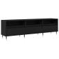 Preview: ARDEBO.de - TV Schrank Schwarz Eiche 150x30x44,5 cm Holzwerkstoff