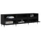 Preview: TV Schrank Schwarz Eiche 150x30x44,5 cm Holzwerkstoff
