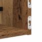 Preview: Wandregale Set aus 2 Altes Holz Holz, Metall Wandmontage
