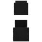 Preview: Wandregal Schwarze Eiche MDF, Spanplatte 60 x 16 x 14 cm