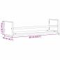 Preview: Wandregal Schwarze Eiche MDF, Spanplatte 60 x 16 x 14 cm