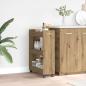 Preview: Rollschrank Artisan Eiche 60x22x79 cm Holzwerkstoff