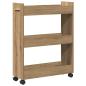 Preview: Rollschrank Artisan Eiche 60x22x79 cm Holzwerkstoff