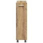 Preview: Rollschrank Artisan Eiche 60x22x79 cm Holzwerkstoff