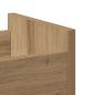 Preview: Rollschrank Artisan Eiche 60x22x79 cm Holzwerkstoff