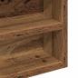 Preview: Vitrine Cabinet Alte Holz 100x8,5x75 cm Ingenieurholz