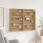Preview: ARDEBO.de - Vitrine Cabinet Artisan Oak 100x8,5x75 cm Ingenieurholz