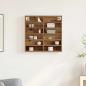 Preview: Vitrine Schrank Alte Holz 60x8,5x58 cm Ingenieure Holz