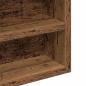 Preview: Vitrine Schrank Alte Holz 60x8,5x58 cm Ingenieure Holz
