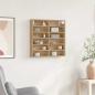 Preview: ARDEBO.de - Vitrine Schrank Artisan Eiche 60x8,5x58 cm Holzwerkstoff