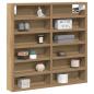 Preview: Vitrine Schrank Artisan Eiche 60x8,5x58 cm Holzwerkstoff