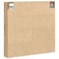 Preview: Vitrine Schrank Artisan Eiche 60x8,5x58 cm Holzwerkstoff