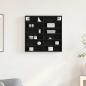 Preview: Vitrine Schrank Schwarz Eiche 60x8,5x58 cm Holzwerkstoff