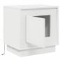 Preview: Nachttische Set von 2 Weiß Holzwerkstoff 44 x 34.5 x 45 cm