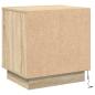 Preview: Nachttische 2er Set Sonoma Eiche Holzwerkstoff 44 x 34,5 x 45 cm