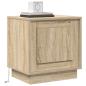 Preview: Nachttische 2er Set Sonoma Eiche Holzwerkstoff 44 x 34,5 x 45 cm