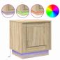 Preview: Nachttische 2er Set Sonoma Eiche Holzwerkstoff 44 x 34,5 x 45 cm