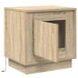 Preview: Nachttische 2er Set Sonoma Eiche Holzwerkstoff 44 x 34,5 x 45 cm