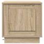Preview: Nachttische 2er Set Sonoma Eiche Holzwerkstoff 44 x 34,5 x 45 cm