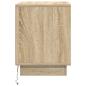 Preview: Nachttische 2er Set Sonoma Eiche Holzwerkstoff 44 x 34,5 x 45 cm