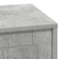 Preview: Nachttische Set aus 2 Beton Grau Holzwerkstoff 44 x 34.5 x 45 cm
