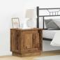 Preview: ARDEBO.de - Nachttische Set von 2 Altes Holz Ingenieurholz 44 x 34,5 x 45 cm