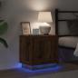 Preview: Nachttische Set von 2 Altes Holz Ingenieurholz 44 x 34,5 x 45 cm
