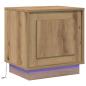 Preview: Nachttische Artisan Eiche Holzwerkstoff 44 x 34,5 x 45 cm