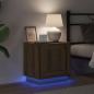 Preview: Nachttische mit LED-Lichtern 2 Stück Artisan Eiche 44x34,5x45 cm