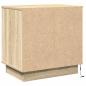 Preview: Nachttische mit LED 2 Stück Sonoma Eiche 50x34,5x50 cm
