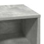 Preview: Beton Grau Beton Standard Nachttisch Rechteckig Modern
