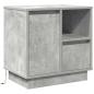 Preview: Beton Grau Beton Standard Nachttisch Rechteckig Modern