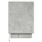 Preview: Beton Grau Beton Standard Nachttisch Rechteckig Modern