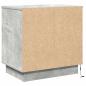 Preview: Beton Grau Beton Standard Nachttisch Rechteckig Modern