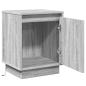 Preview: Nachttische Grau Sonoma Holzwerkstoff 39 x 34,5 x 50 cm Modern