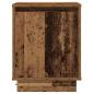 Preview: Nachttisch mit LED-Lichtern Altes Holz 39x34,5x50 cm