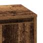 Preview: Nachttisch mit LED-Lichtern Altes Holz 39x34,5x50 cm